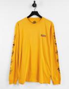 Dickies Federal Dam Long Sleeve T-shirt In Orange