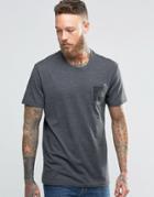 The North Face T-shirt With Pocket Box Logo In Gray - Gray