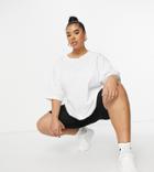 Asos Design Curve Ultimate Oversized T-shirt In White