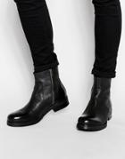 Selected Homme Wayne Leather Boots - Black