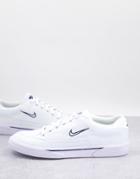 Nike Retro Gts Canvas Sneakers In White