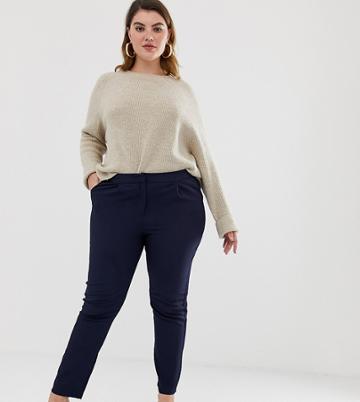 Unique21 Hero Tailored Ankle Grazer Pants - Navy
