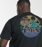 Friend Or Faux Plus Buzzlit Back Print T-shirt - Black
