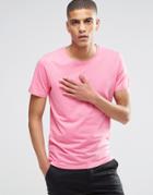 Selected Homme Short Sleeve Crew Neck T-shirt - Pink