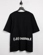 River Island Les Ensemble T-shirt In Black
