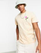 Nike 'grow Your Soul' Print T-shirt In Peach-orange