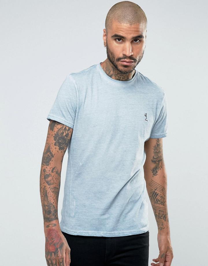 Religion Oil Wash T-shirt - Silver