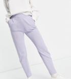 M Lounge Relaxed Cuffed Sweatpants In Pastel Knit - Part Of A Set-purple