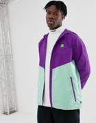Adidas Skateboarding Windbreaker Jacket With Cut And Sew In Purple - Purple