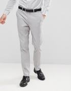 Gianni Feraud Wedding Slim Fit Suit Pants - Gray
