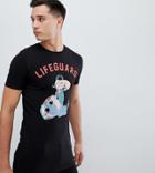 Asos Design Tall Popeye Muscle T-shirt - Black