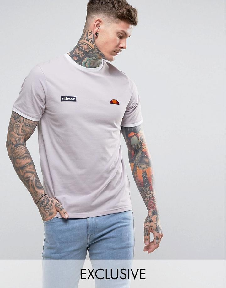 Ellesse Ringer T-shirt - Purple