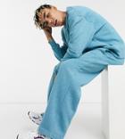Collusion Matching Relaxed Sweatpants In Blue Heather-blues