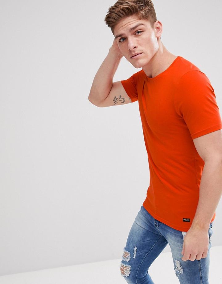 Only & Sons Muscle Fit T-shirt - Red