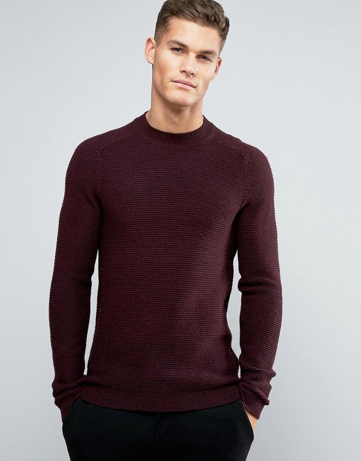 Selected Homme Crew Neck Sweater - Red