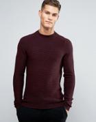 Selected Homme Crew Neck Sweater - Red