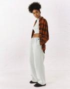 Levi's Oversized Shirt In Ginger Plaid-orange