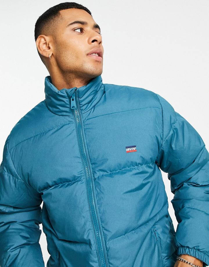 Levi's Fillmore Short Puffer Jacket In Blue-blues