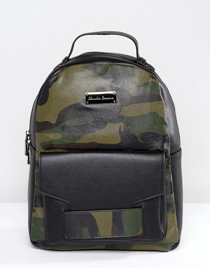 Claudia Canova Camo Print Backpack - Green