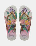 Havaianas Slim Tropical Flip Flops In Multi