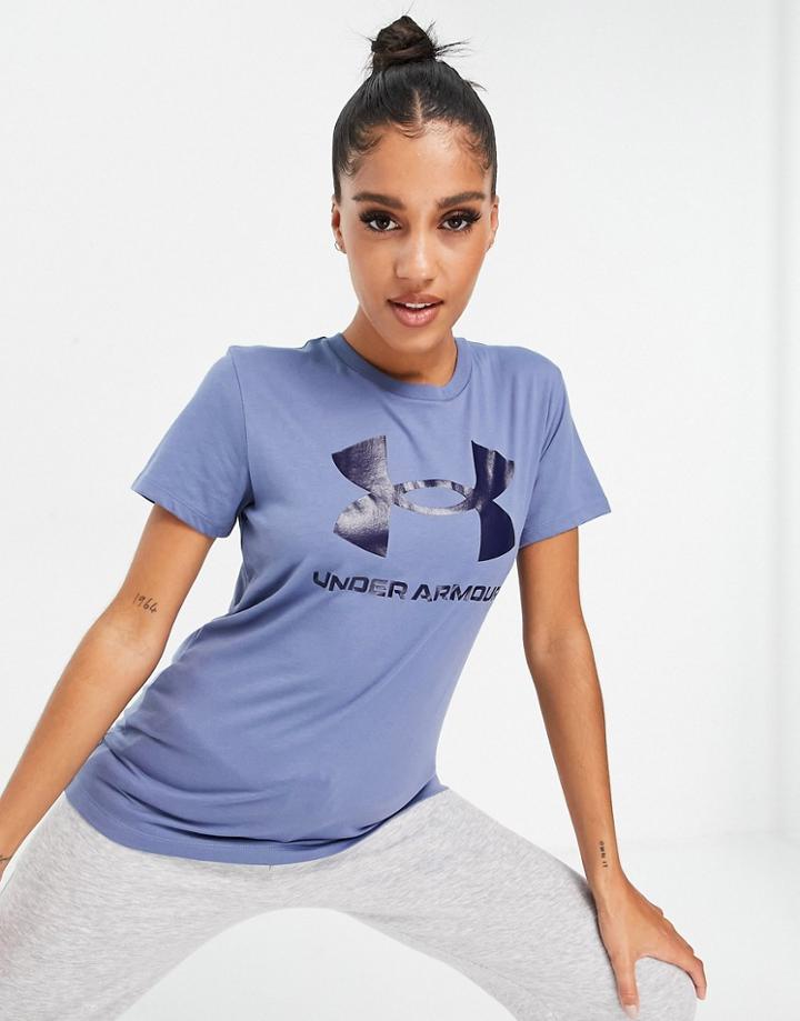 Under Armour Training Sportstyle Graphic T-shirt In Blue-blues