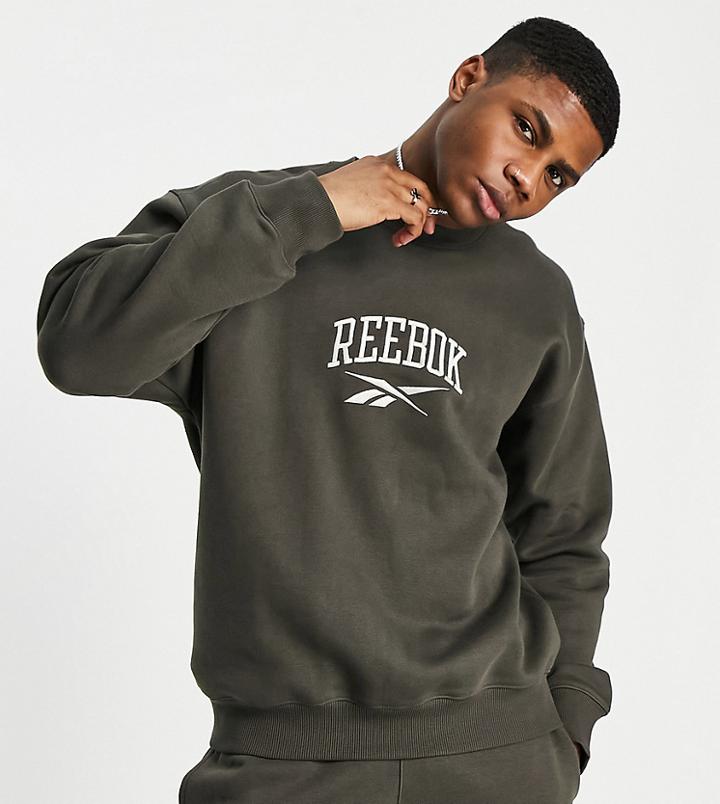 Reebok Vintage Sweatshirt In Brown - Exclusive To Asos