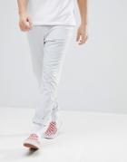 Asos Design Tapered Chinos In Ice Gray - Gray