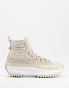 Converse Run Star Hike Hi Digital Terrain Sneakers In String-neutral