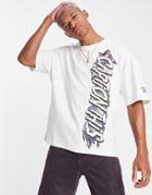 Bershka T-shirt With Peace Print In White