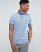 Ted Baker Polo In Design - Blue