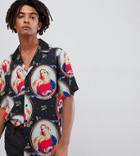 Reclaimed Vintage Inspired Oversized Mexicana Print Shirt - Multi