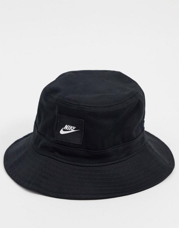 Nike Futura Bucket Hat In Black