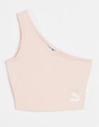 Puma Asymmetric Top In Pastel Pink