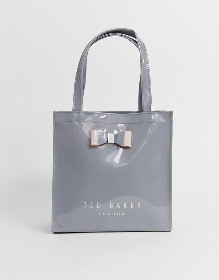 Ted Baker Silcon Soft Small Icon Bag - Gray