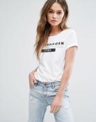 Vero Moda Copenhagen Slogan T-shirt - White