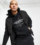 The North Face Front Peak Hoodie In Black Exclusive To Asos