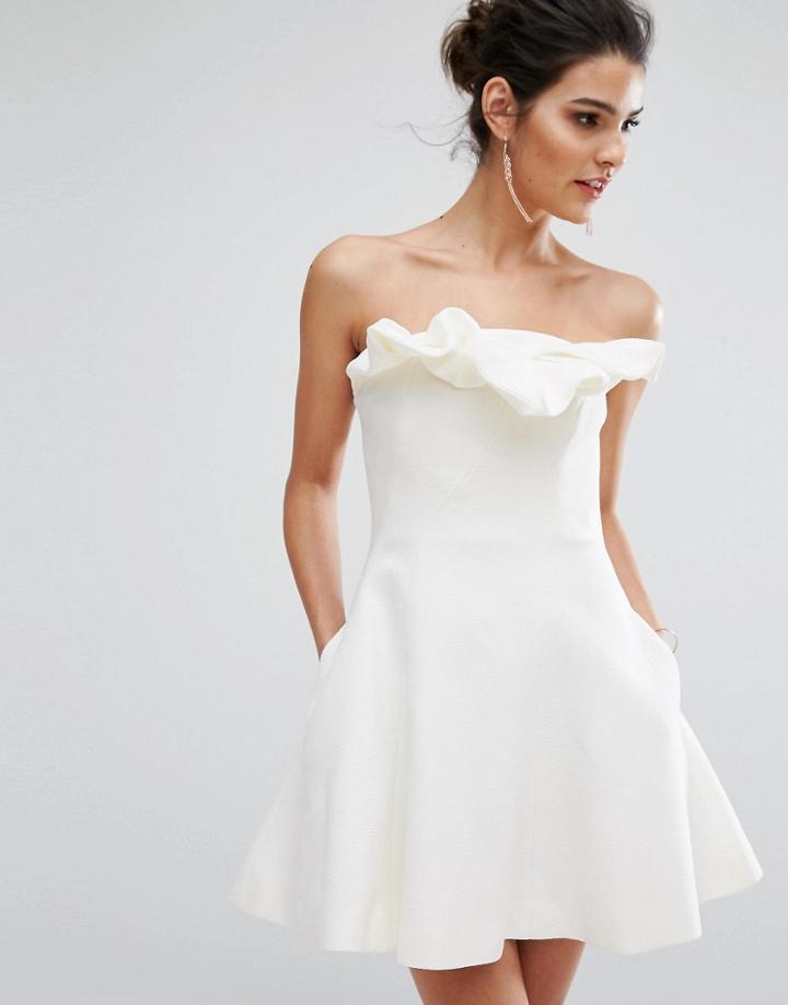 Keepsake Between Friends Mini Dress - Cream