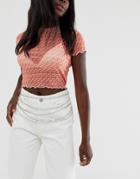 New Look Layered Rhinestone Chain Belt In Silver