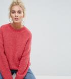 Weekday Boiled Wool Knit Sweater-pink