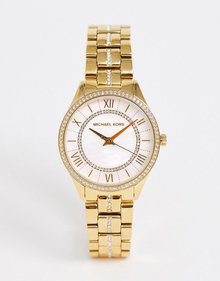 Michael Kors Ladies Lauryn Watch Mk3899-gold