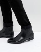 Ted Baker Kayto Leather Chelsea Boots In Black - Black