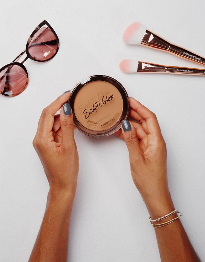 Models Own Sculpt & Glow - Creme To Powder Bronzer - Golden Glow - Brown