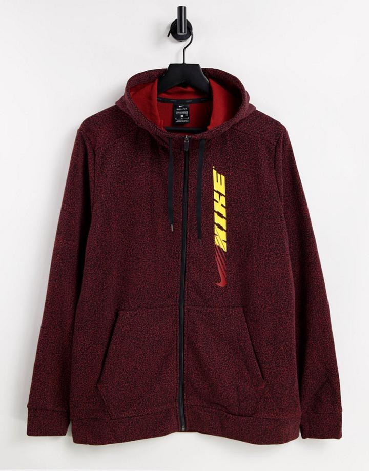 Nike Training Dri-fit Sc Energy Zip Up Hoodie In Black