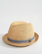 Goorin Keep It Real Fedora Hat - Tan