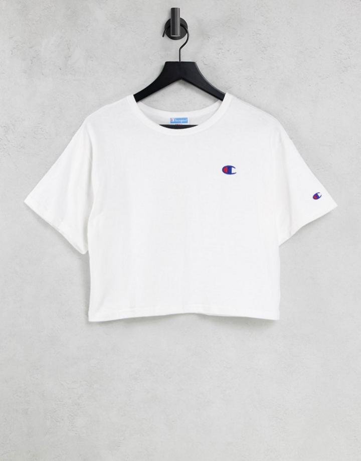 Champion Cropped T-shirt In White