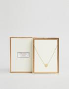 Orelia Gold Plated Pretty Filigree Necklace Giftbox - Gold