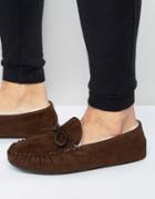 Kg By Kurt Geiger Moccasin Slippers - Brown