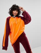 Puma X Fenty Velour Oversized V-neck Pullover - Multi