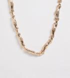 New Look Bamboo Effect Chain Necklace In Gold - Gold