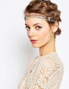Asos Wrap Daisy Chain Hair Clips - Crystal